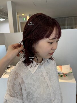 ヤード(YARD) ブリーチなし◎バーガンディー◎ワインレッド