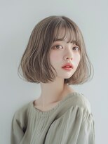 トゥーリ 藤崎店(tuuli)&nbsp;大人女性◆艶レイヤー前髪ピンクベージュ 髪質改善 縮毛矯正