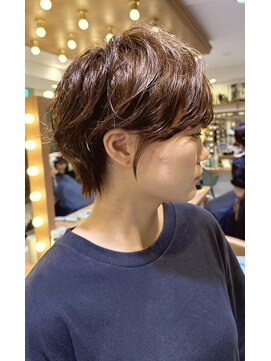 ロンド パルティール 大宮(Lond partir) 前髪カタログアンブレラカラーこなれミディウェーブパーマ大宮