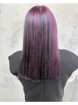 ヘアスタジオニコ(hair studio nico...) アンブレラカラーバイオレット★