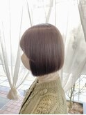 大人艶ボブ × グレージュ