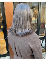 コフィー バイ メルト 吉祥寺(cofy by melt)&nbsp;【松本咲花】冬カラーグレージュ透明感カラー外ハネボブ韓国ヘア