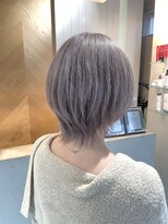 エイト 沖縄豊崎店(EIGHT toyosaki)&nbsp;【EIGHT 豊崎】お客様スタイル_ウルフ×シルバーグレー