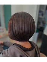 ヘアアトリエ ナイン(hair atelier nine)&nbsp;イメチェン/マロンベージュ/刈り上げボブ/美髪/福島市