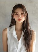 髪質改善/レイヤーカット/ロング/小顔/透明感カラー