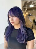 韓国ヘア　2wayバング  レイヤーカット くびれヘア  顔周り