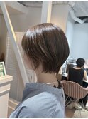 大人ショート/小顔ショート/後れ毛ショート