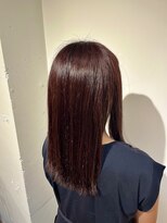 ヘアーポケット 恵比寿(hair pocket)&nbsp;さら艶ピンクヘア/髪質改善/透明感カラー/小顔カット/30代/40代