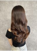 美髪★ツヤ感UP髪質改善ブラウンカラー