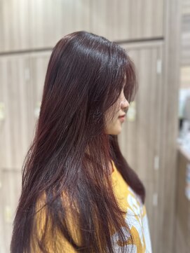 アッシュ 鶴見店(Ash) レッドブラウンカラー