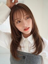 アンジェリカラボ(ANGELICA LABO)&nbsp;ANGELICA 顔まわりレイヤー ブラウンベージュ 秋カラー