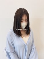 ビーヒアナウ N゜03 金沢駅西店(BE HERE NOW)&nbsp;【韓国ヘア/レイヤーカット/アッシュベージュ】