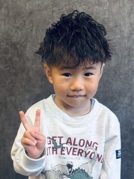 Cafe&Barber BASE×キッズパーマ