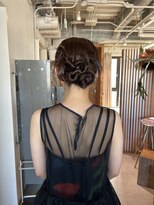 ネイビー(nvy)&nbsp;個性派ヘアセット