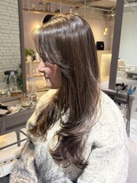 アイノアテネット(AInoa TENET)&nbsp;レイヤーカット/ラベンダーグレージュ/髪質改善