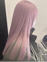 ネハス 名古屋栄店(nehus.)&nbsp;ミルクティーピンクベージュカラーハイトーンカラーダブルカラー