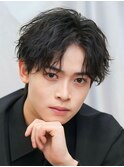 波巻きツイストスパイラルニュアンスフェザーシャドウパーマ