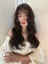 シャチューアオヤマ(SHACHU AOYAMA) オリーブブラウン×レイヤーカット