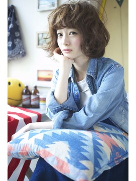 ラべリー 池袋(LOVELEY) ゆるふわボブ  髪質改善　【池袋】