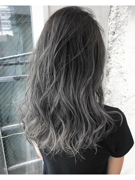 アリー 原宿 表参道(ALLY) [ALLY阿部]リアル外人グラデーションカラー×ホワイトグレージュ