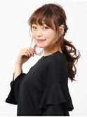 華やかローポニーアレンジ【EARTH所沢】