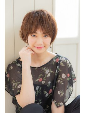 アドラーブル 長岡リップス旭岡店(adorable) 30代40代★ツヤ感×無造作丸みショート