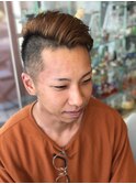サイドパートワイルドツーブロ