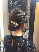 ヘアー アイス カンナ(HAIR ICI Canna)&nbsp;大人セット×ふわふわ×ねじねじ×お呼ばれヘア