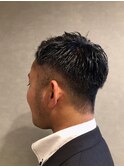 【&WORKS】メンズビジカジセミウエットワイルドツーブロック