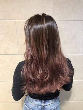 リー ヴィータ 上新庄(Lee Vita) ブリーチ１回/ピンクグラデーション