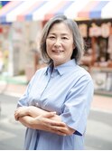【えがお美容室】50代に人気◎白髪も素敵なミディアムヘア