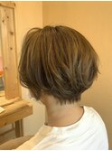 大人可愛いショートボブ