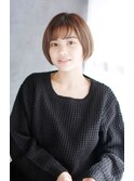 【Loamio】透け感バングショート【30代/40代/50代/60代】