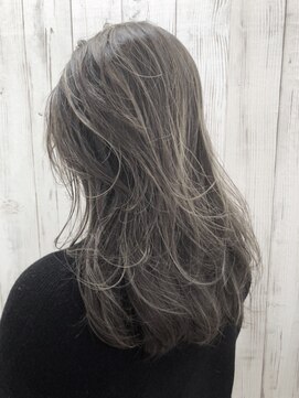 ヘア ドレス リッケ(hair dress lykke) 【lykke】テンダーロング×Hi contrast highlights