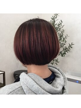 オルオル(OluOlu) ショートボブ☆レッドブラウン♪〔八戸,田向〕