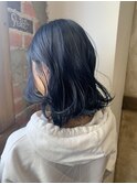 ネイビー/ブルーブラック stylist/miaki