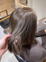 チョビー 銀座(chobii)&nbsp;イルミナ/グレージュ/艶カラー/こなれヘア/透明感/ボブ/tomok