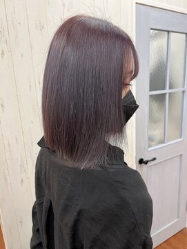 ルーシー ヘアアンドビューティー(Lucy Hair & Beauty) ブリーチあり【カカオ＆ベリー】