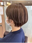 【L by first】マッシュショート×ハイライト×ピンクアッシュ