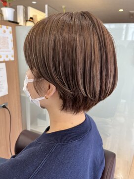 エル バイ ファースト(L by first) 【L by first】マッシュショート×ハイライト×ピンクアッシュ