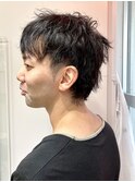 クセっ毛風パーマメンズドライカットベリーショートランダム