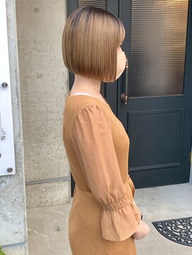 ジョージグランデ(JO-JI grande) ミニボブ/内巻き/ベージュ/10代20代30代