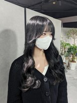 ニーナ ビューティーサロン(NINA Beauty Salon) ショートヘアから暗髪ロングヘアに！#イメチェン