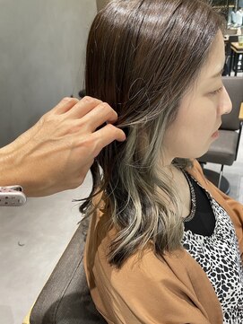 ピカイチ(pikaichi) *pikAicHi*インナーカラー×ハイトーン