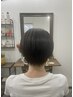 オーガニック白髪染めリタッチ&トリートメント/前髪カット付き¥11800→¥11000