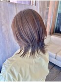 20代/30代/大人可愛い/小顔ひし形/ウルフ/ミディアムレイヤー☆