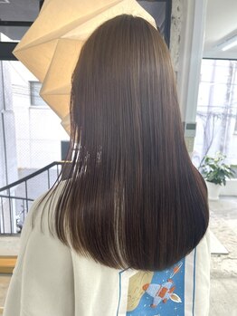 ニコアヘアデザイン(Nicoa hair design)の写真/持続的で素髪のように自然な仕上がりと大人気の”ヤマハナダイキ”の縮毛矯正◎思わず触れたくなる美髪に♪