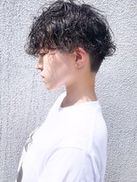 ラウンジ モリオ イケブクロ(Lounge MORIO Ikebukuro) morio池袋 20代30代刈り上げマッシュショートスパイラルパーマ