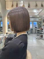 ロンドアベニール 北千住(Lond avenir)&nbsp;グレージュきりっぱなしボブ☆ボブ/インナーカラー[北千住]
