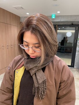 ニカ 溝の口(NICA) 毛先のブリーチをいかしたカラー【NICA 溝の口店】